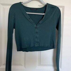 Brandy Melville Green Shirt